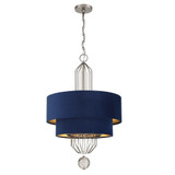 Grandeur 8 Light Large Pendant 37 Inch Tall by Minka Metropolitan - N7338