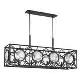 Balfour 8Light Linear Chandelier 19.7 Inch X 12.88 Inch Wide by Savoy House - 1-5066-8