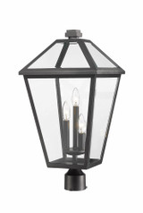 Talbot 3 Light Outdoor Post Mount Lantern 12.25 x 24.25 Inches by Z Lite - 579PHXLR