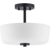 Tobin 2 Light 12.25 Inch Wide Semi Flush Mount by Progress - P350137