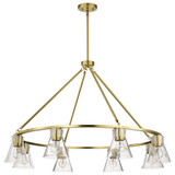 Gianna 8 Light Chandelier 25 Inch Tall and 40 Inch Wide by Nuvo - 60/8336