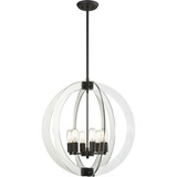 Dangle Candle 6 Light Large Pendant by Matteo - C61506