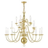 Williamsburgh 20 Light Oversized Chandelier by Livex - 5019