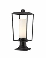 Sheridan 1 Light Outdoor Pier Mount Light 19.5 x 8 In by Z-Lite - 594PH