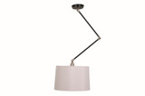 Uptown 1 Light Medium Pendant by House Of Troy - UP501-BLK/SN