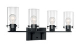 Sommerset 4 Light Vanity Light by Nuvo - 60-717-4BV