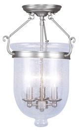 Jefferson 3 Light 12 Inch Wide Flush Mount by Livex 5082 - 5082
