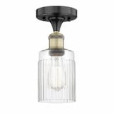 Hadley 1 Light 4.5 Inch Wide Semi Steel Flush Mount by Innovations - 616-1F-G34
