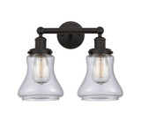 Bellmont 2 Light Industrial Vanity Light 15.5 Inch Wide by Innovations - 616-2W-G19