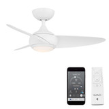 Loft 3 Blade Ceiling Fan with Light Kit 12.9 Inch and 38 Inch Wide by WAC - F-094L