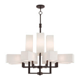 Rubix 12 Light Oversized Foyer Chandelier by Livex - 42669