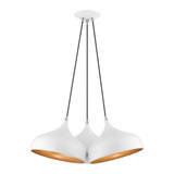 Amador 3 Light Large Cluster Pendant by Livex - 41053
