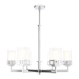 Harding 6 Light Large Chandelier by Livex - 40196H