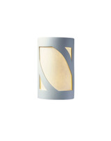 Ambiance 1 Light Small Prairie Window Outdoor Wall Mount by Justice Design - CER-7345W