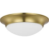 1 Light 11.5 Inch Wide Etched Glass Flush Mount by Progress - P350146