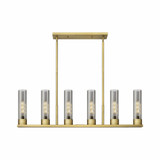 Empire 6 Light Oversized Linear Pendant 44.25 Inch Wide by Innovations - 429-6I-G429-8