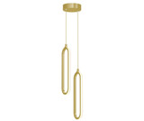 Sienna 20W 2 LED Mini Pendant by AFX - SIEP122