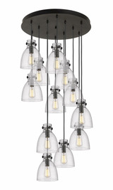 Newton Bell 12 Light Large Pendant by Innovations - 126-410-1PS-G412-8