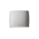 Ambiance Wide ADA Oval Small Wall Sconce Closed Top by Justice Design - CER-8850