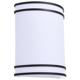 Glamour 10W LED Wall Sconce 10.63 Inch Tall and 8.62 Inch Wide by Nuvo - 62/1885