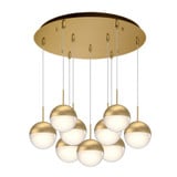 Pluto 76W LED Pendant 6 Inch Tall and 18 Inch Wide by Kuzco - MP402801-09