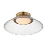 Jensen 21W 1 LED Semi Flush Mount 11.75 Inch Tall X 11.75 Inch Wide by ET2 - E22082