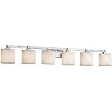 Clouds Regency 6 Light Vanity Light by Justice Design - CLD-8436-30