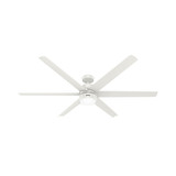 Solaria 6 Blade Outdoor Ceiling Fan with Light Kit 72 Inch W by Hunter Fans - 51477
