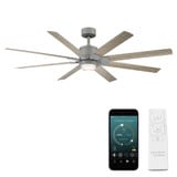 Renegade 66 Inch 8 Blade Ceiling Fan with Light and Remote by Modern Forms - FR-W2001-66L