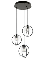 Jamie 3 Light Large Pendant by AFX - JAMP12MBRND3