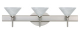 Kona 3 Light Vanity Light 22.5 Inch Wide by Besa - 3SW-KONA