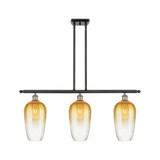 Brookhaven Flute 3 Light Stem Hung Island 16 Inch X 36 Inch by Innovations - 516-3I-G484-7