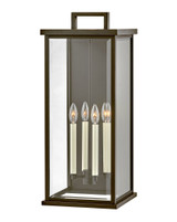 Weymouth 4 Light Extra Large Outdoor Candle Style Wall Lantern by Hinkley - 20018
