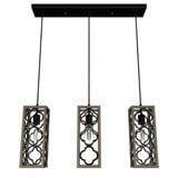 Gablecrest 3 Light Large Linear Pendant by Hunter Fans - 19948