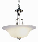 3 Light Alabaster Glass Large Pendant by Trans Globe - 6543
