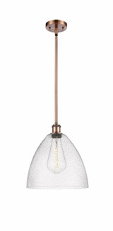 Bristol Glass 1 Light Medium Pendant 12.75 Inch Tall by Innovations - 516-1S-GBD-12