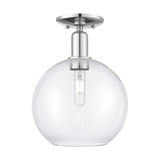 Athens 1 Light Semi Flush Mount 13.5 Inch and 10 Inch Wide by Innovations - 716-1C-G12-10