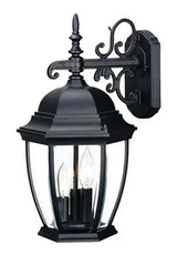 Wexford 3 Light Outdoor Wall Lantern 17.5 Inch Tall by Acclaim - 5032BW