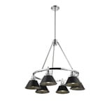 Orwell 6 Light Large Chandelier by Golden - 3306-6