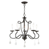 Callisto 5 Light Medium Chandelier by Livex - 40775