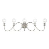 Lansdale 5 Light Vanity Light 33.5 Inch Wide by Livex - 16575