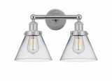 Cone 2 Light Clear Vanity Light by Innovations - 616-2W-G4