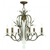 Serafina 4 Light Small Chandelier by Livex - 51004