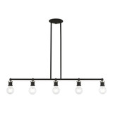 Lansdale 5 Light Minimalistic Linear Chandelier by Livex - 47165