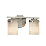 Alabaster Rocks Atlas 2 Light Vanity Light by Justice Design - ALR-8452-10