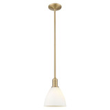 Bristol 1 Light Stem Hung Mini Pendant 10.13X 7.5 Inch Wide by Innovations - 716-1S-GBD-75