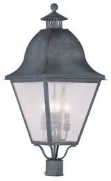 Amwell 2 Light Small Outdoor Pendant by Livex - 2546
