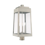 Oslo 3 Light Outdoor Post Top Lantern 10.5 x 24.75 Inches by Livex  - 20859