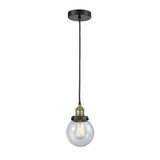 Beacon 1 Light Mini Pendant 6 Inch Wide by Innovations - 616-1PH-G20-6