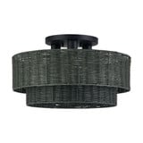 Weavington 3 Light Large Semi Flush Mount 10.5 Inch X 18 Inch Wide by Livex - 60048